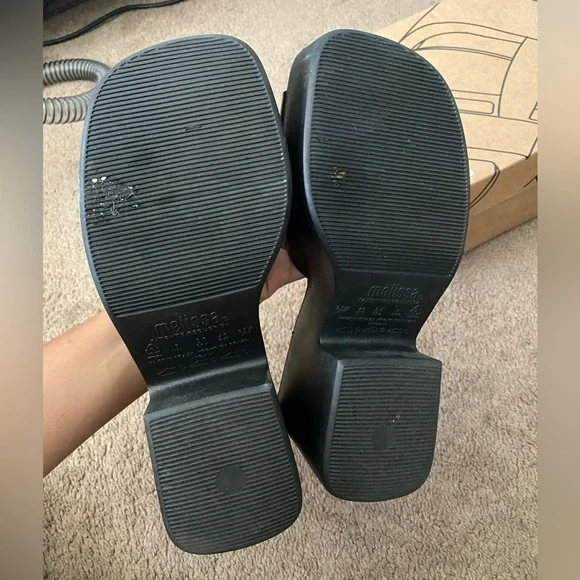 Melissa Black Jelly Platforms in US 9 - Picture 5 of 6